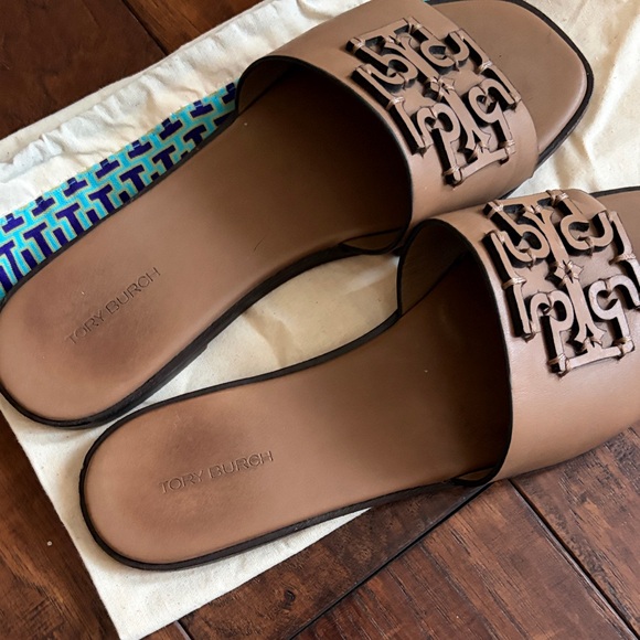 Tory Burch Ines Slide Sandals - Picture 2 of 5